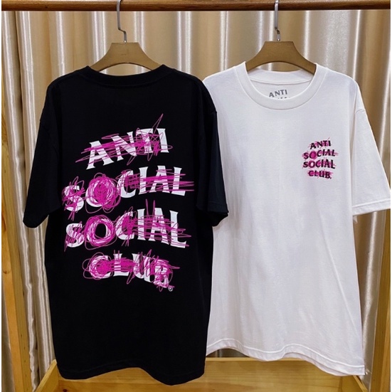 Camiseta Anti Social Club Teia skate - Modelo unissex - Escorrega