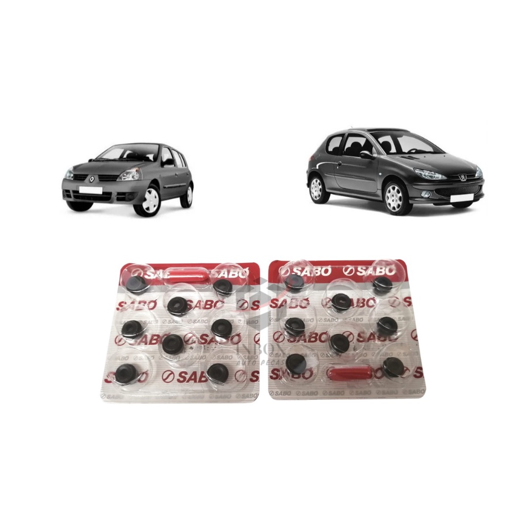 Retentor Vedador Haste Válvula 206/clio 1.0 16v Sabó 9301