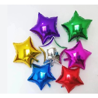 Kit 10 , 20, 30 ,50 Balão Metalizado ESTRELA 22 cm em Oferta na Shopee