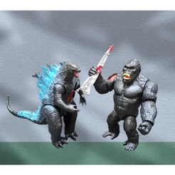 Bonecos Articulados King Kong Vs Godzilla Rei dos Monstros