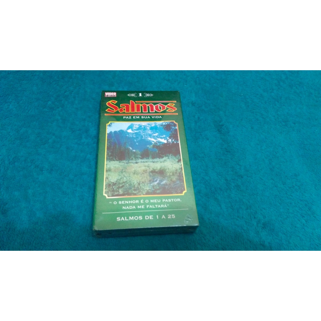 FITA VHS, SALMOS , PAZ EM SUA VIDA , NOVO LACRADO