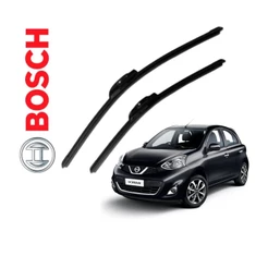Par Palheta Limpador Parabrisa Nissan March Original Bosch 2011á 2019