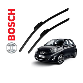 Par Palheta Limpador Parabrisa Nissan March Original Bosch 2011á 2019 em Oferta na Shopee