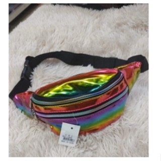 Pochete Colorida Multicolor Segurança para Carnaval Passeios Festas Sport Blogueiras