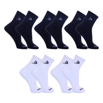 Detalhes do Kit 5 Pares Meias Cano Curto Algodão Masculina Dorbe Original Meia Curta Masculino Confortável Qualidade