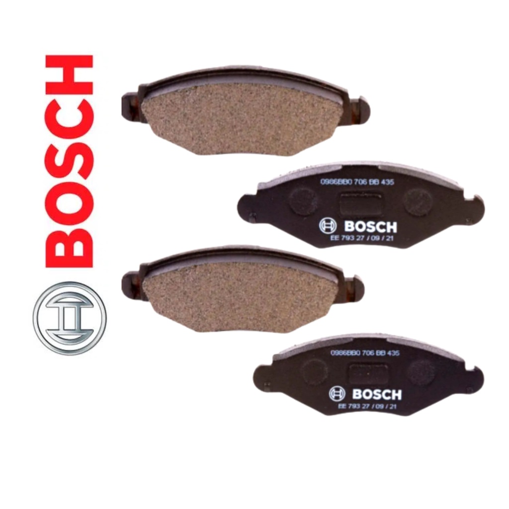Jogo Pastilha De Freio Peugeot 206 207 1.4 8v Original Bosch em Oferta na Shopee