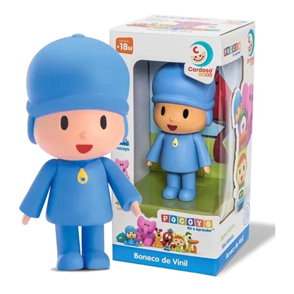 Boneco Pocoyo Turma do Pocoyo em Vinil  - Brinquedo Bebe