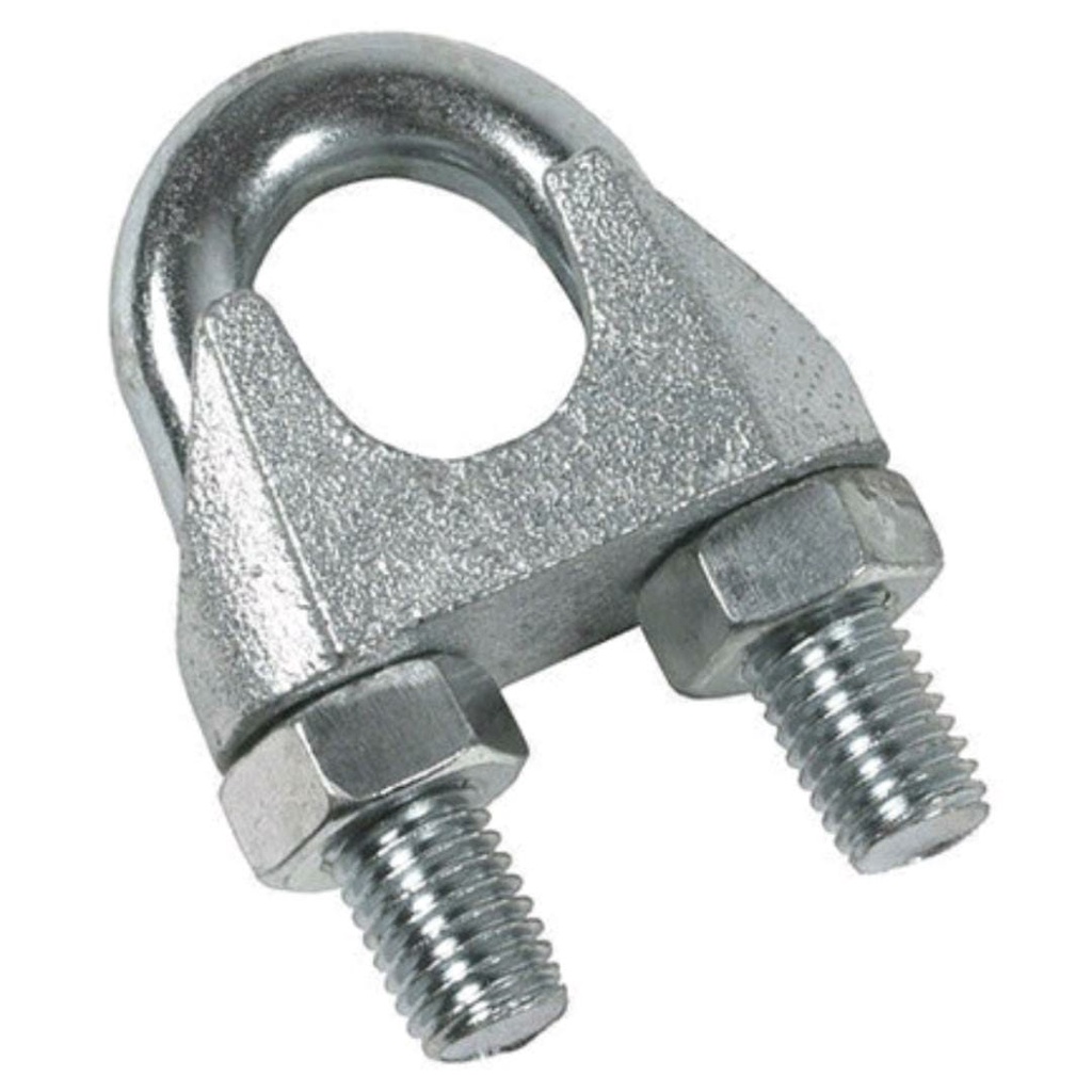 Grampo Clip Para Cabo de Aço 3,2mm 1/8" para academia ultra resistente