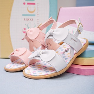 Sandalia Infantil Menina Delicada Com Dois Laços em Oferta na Shopee