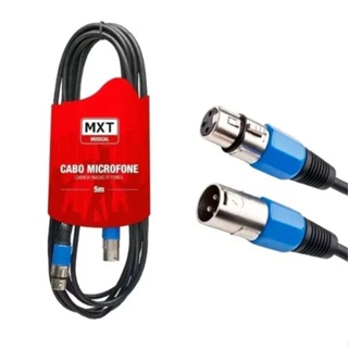 Cabo Mxt P/ Microfone - Balanceado Dmx Xlr Canon - 10 Metros em Oferta na Shopee