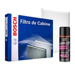 Filtro Cabine Ar Condicionado Bosch New Fiesta New Ka Nova Ecosport + Spray Higienizador Orbi