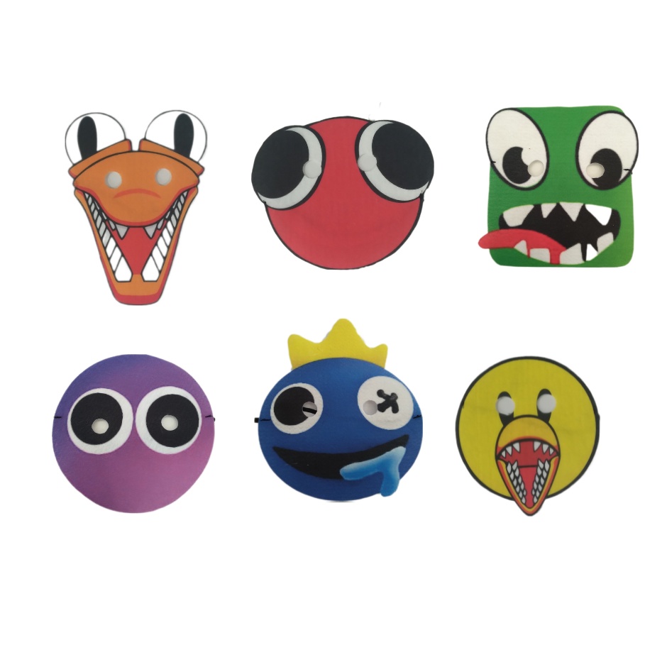 Mascara Rainbow Friends escolha seu personagem favorito Roblox