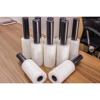 10 Rolos De Filme Stretch Plastico com aplicador  P/ Mala De Viagem, volante e outros... em Oferta na Shopee