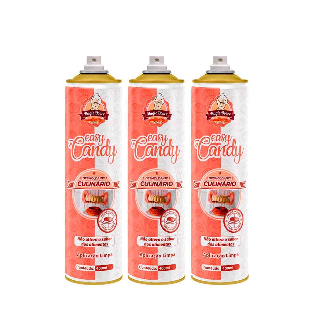 Detalhes do Kit 3 Desmoldantes Culinário 400ml - Magie Douce