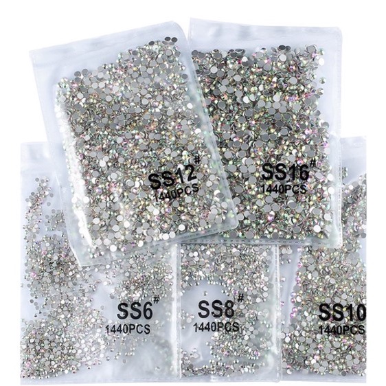 Strass Cristal Furta Cor Unhas e Artesanato 1440 unidades