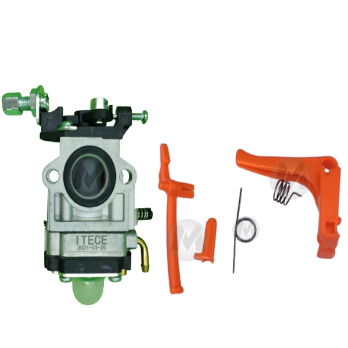 Carburador Roçadeira GR430/GR520 + Kit Gatilho Do Acelerador