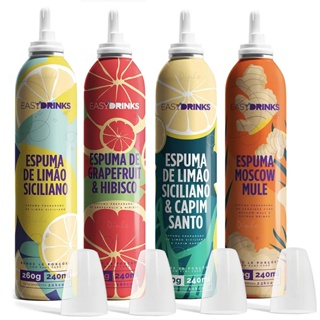 ESPUMA PARA DRINK EASY DRINKS SABORES 260GR em Oferta na Shopee
