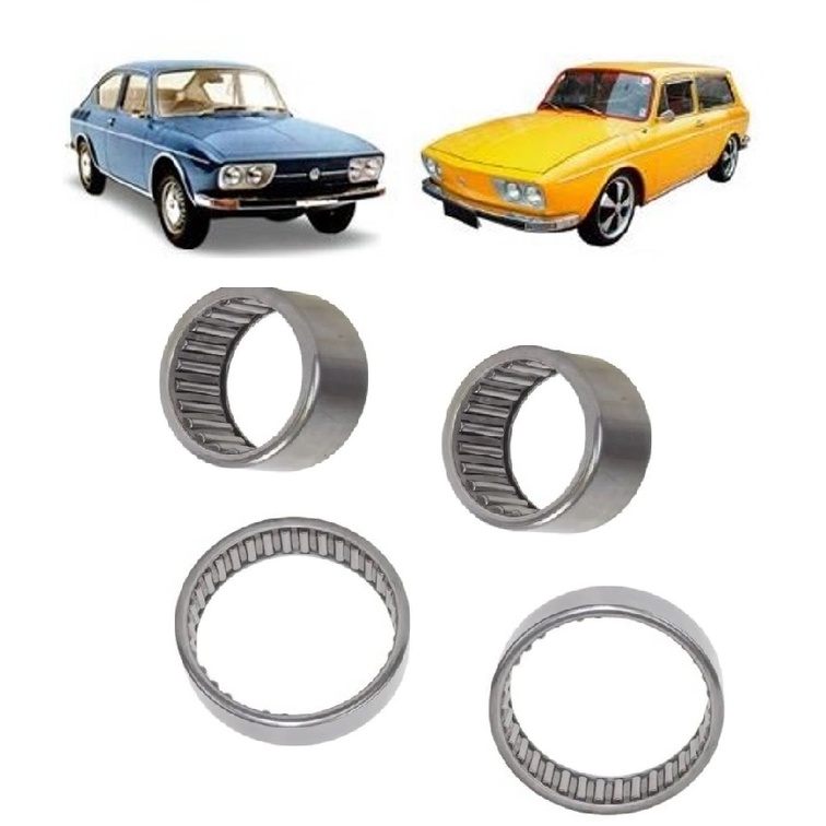 kit 4 rolamento de agulha do braço do quadro de suspensao fusca brasilia variant buggy