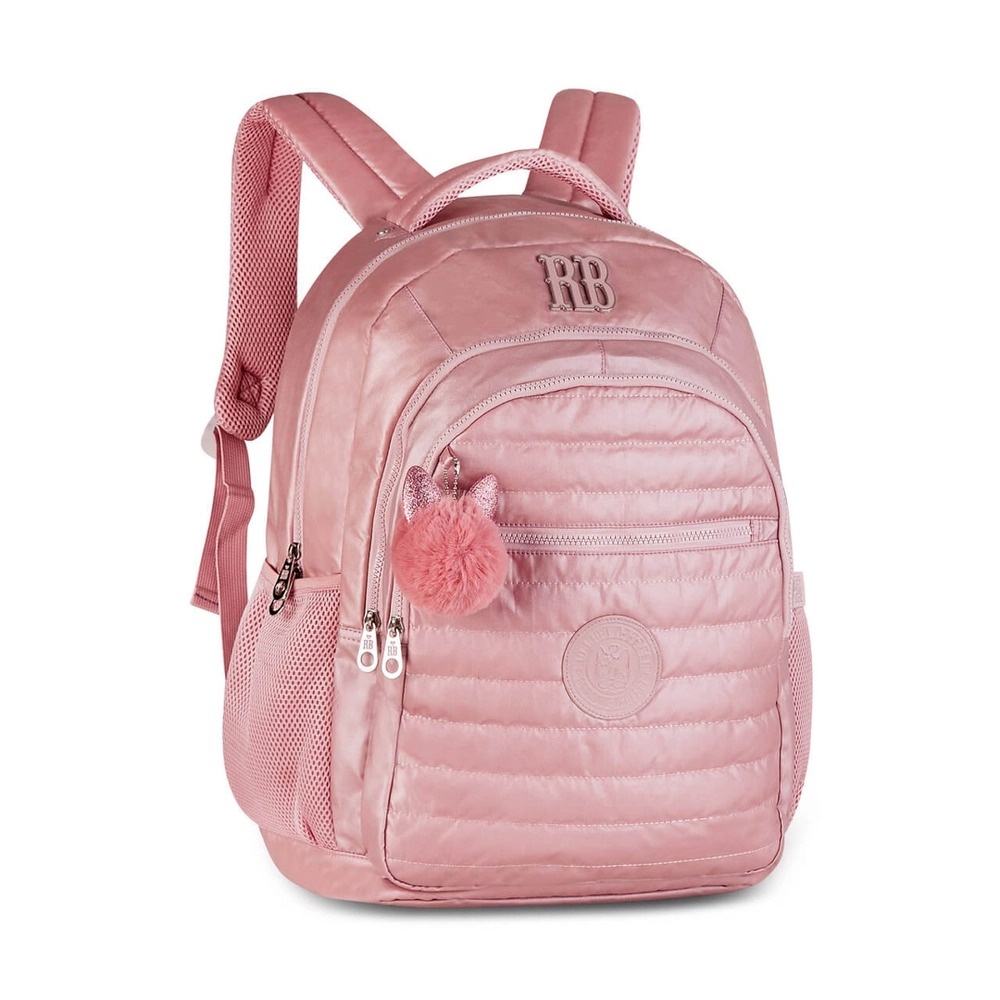 Mochila c/Pompom Rebecca bonbon Clio Style | Shopee Brasil