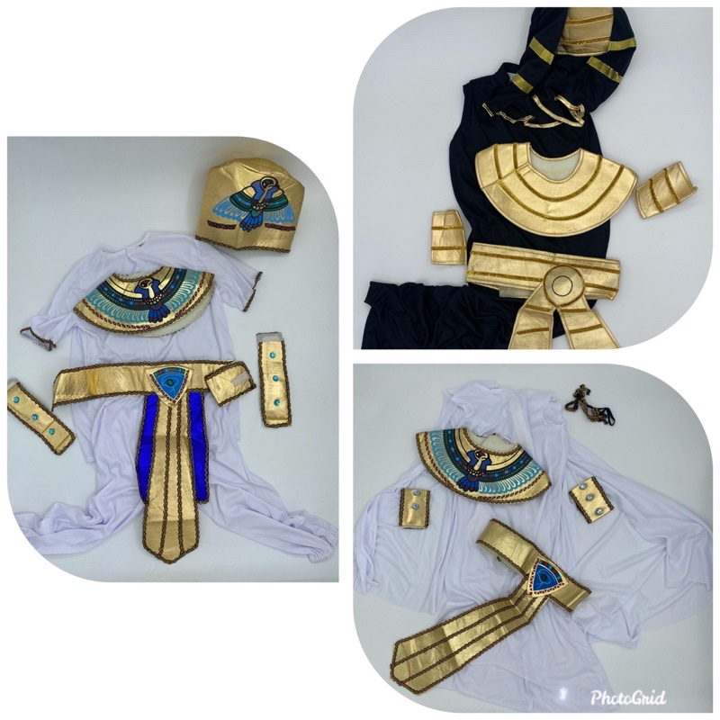 Fantasia infantil egípcia, egípcio e faraó