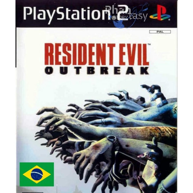 Resident Evil Outbreak legendado em português para PlayStation 2 PS2 desbloqueado