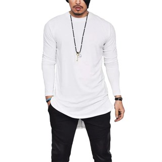 Camiseta Camisa Oversized Longline Manga Longa Masculina e Feminina Ny Top Manga Comprida Pronta Entrega (C2)
