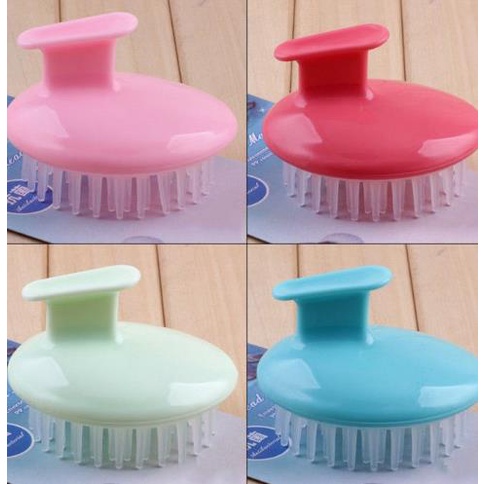 Pente De Silicone Massajadora Para Massagem De Couro Cabeludo Sanguínea/Escova Massageadora De Couro Cabeludo E Anti Queda De