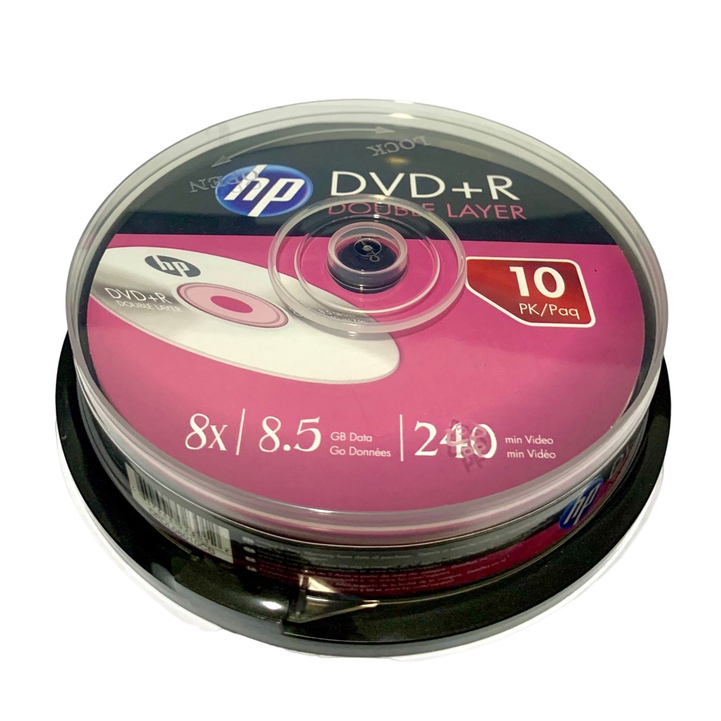 10 Un Dvd+r Printable Hp Dual Layer 8.5gb Xgd3 Cmc Magnetcs - Escorrega ...