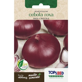 80 Sementes cebola roxa red creole temperos salada