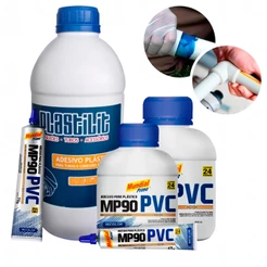 Adesivo Plástico Cola Cano Tubos Pvc Para Reparo Soldagem Frio Para Água Vários Tamanhos