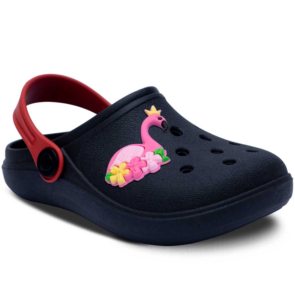 Sandalia Babuche Infantil Menina Flamingo Leve E Macio 12.33 em Oferta na Shopee