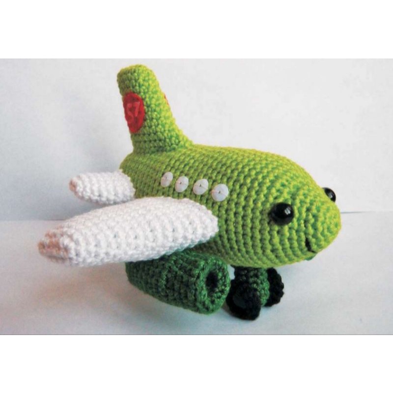 Avião/ Avião brinquedo amigurumi
