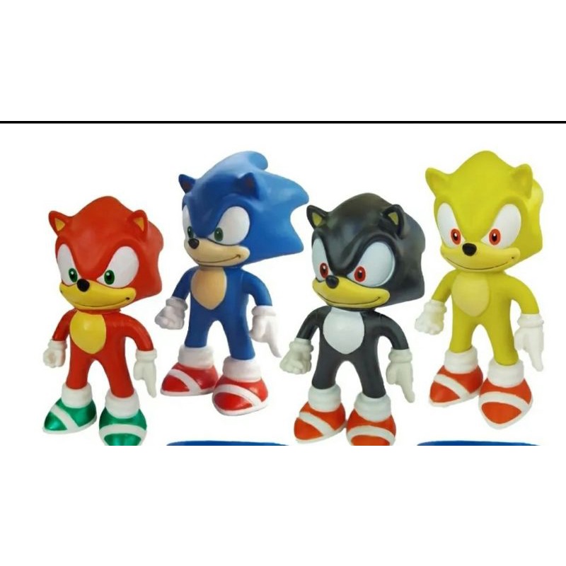 Boneco Sonic The Hedgehog Sonic Com Skate Acessório