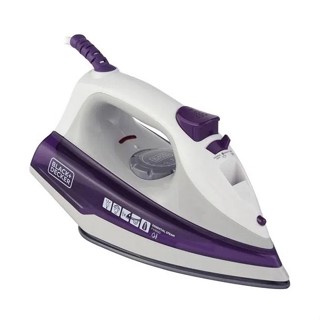Ferro de passar a vapor com base antiaderente - Black&Decker