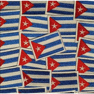 Patch Bordado Termocolante Bandeira - Cuba