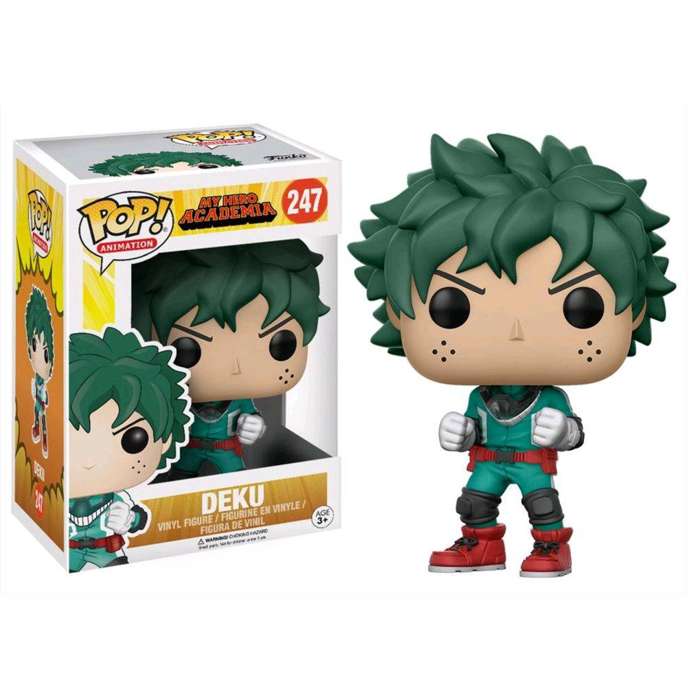 FUNKO POP ANIMATION MY HERO ACADEMIA - DEKU 247 NOVO ORIGINAL em Oferta na Shopee