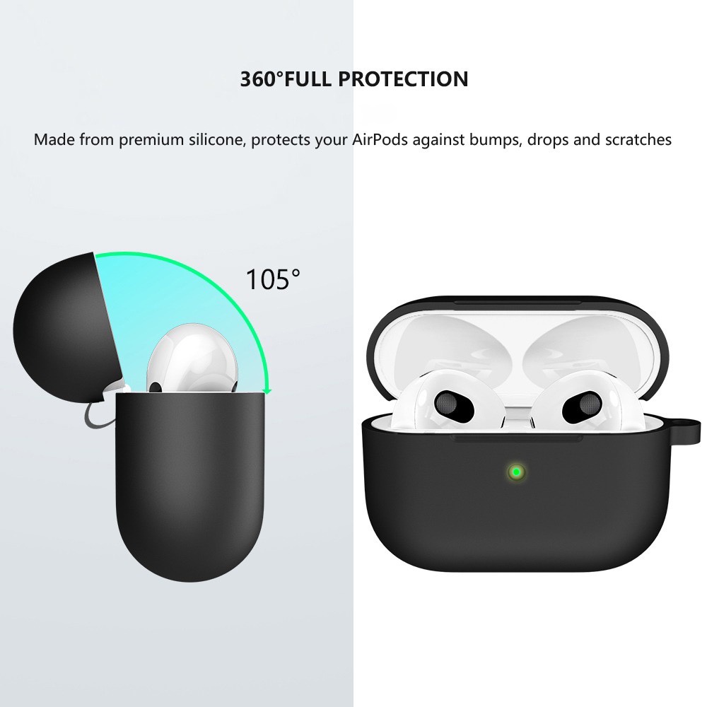 Capa Protetora De Silicone Líquido Fone De Ouvido Para A Airpods Pro Macio Fina Airpod Vagens com Gancho