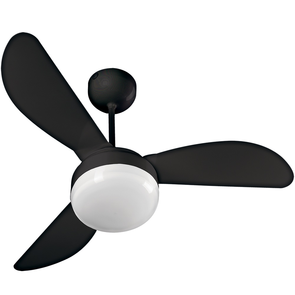 Ventilador de Teto Ventisol Fênix Black Inverter Controle Remoto, 02 Lâmpadas Led Inclusas - Bivolt - Home Appliances