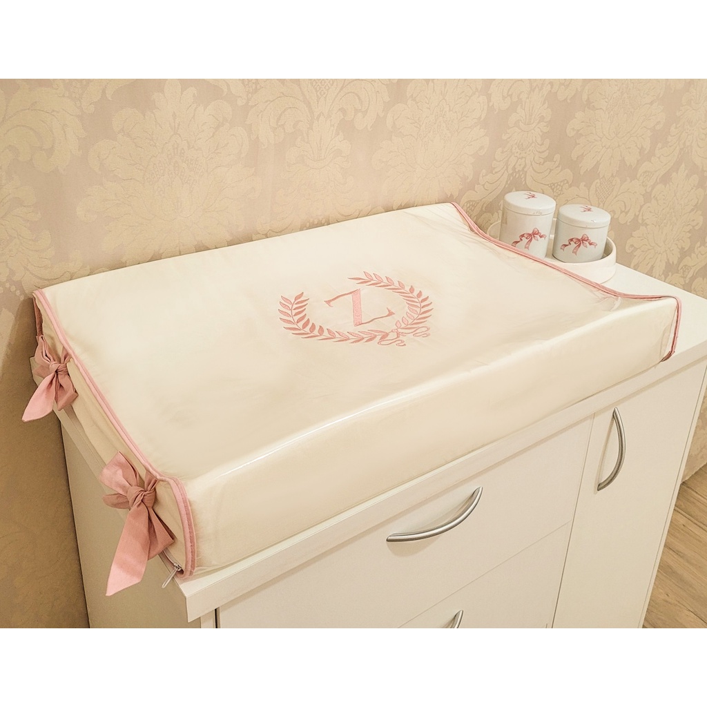 Trocador Plastificado Anatômico Personalizado Com Amarras Branco - Oferta - Americano - Atenas em Oferta na Shopee