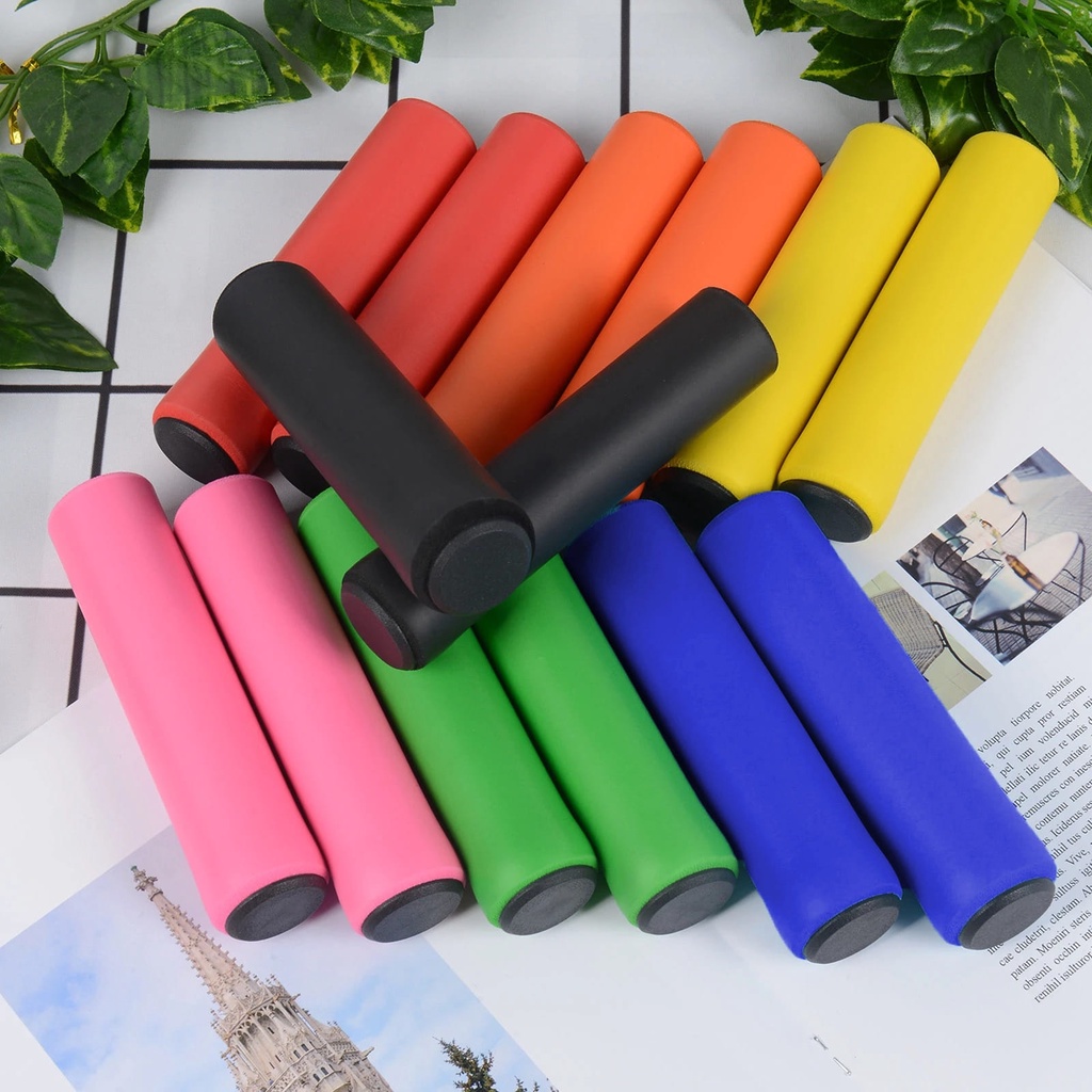 Manopla Bike Punho Luvinha Mtb Silicone Grip Confortável Bicicleta Antiderrapante em Oferta na Shopee
