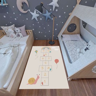 Tapete Infantil Interativo Amarelinhas Retangular 118x70