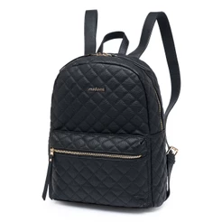 Mochila Feminina Madami Couro Fashion Notebook Casual