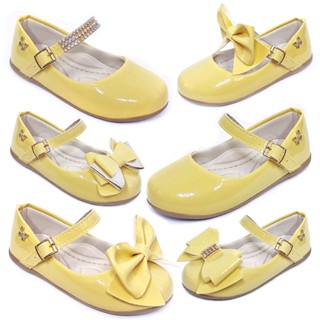 Sapatilha Infantil Menina Casual Verniz Modelos Amarelo Moda Blogueirinha - 20 ao 27 em Oferta na Shopee