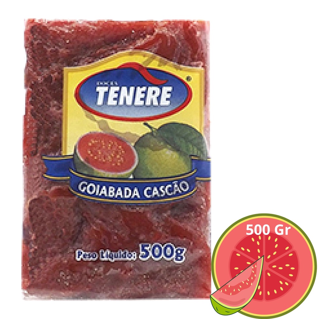 Goiaba Cascão Tenere 500 Gr em Oferta na Shopee