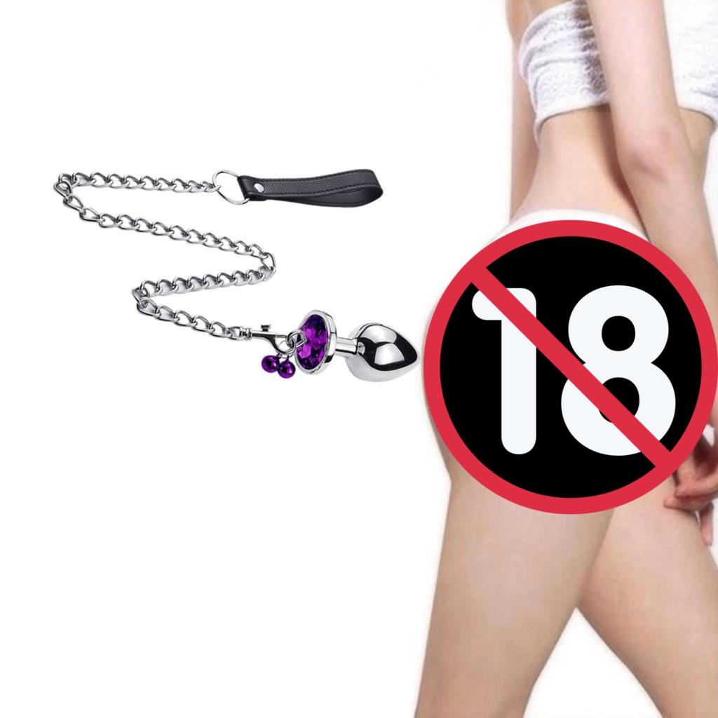 Plug Anal Com Guia E Com Corrente Estimula Excita Orgasmo Sex Shop -  Escorrega o Preo