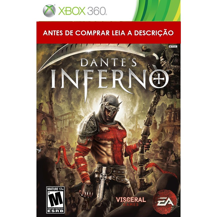 Jogo Dante's Inferno Xbox 360 Mídia Física
