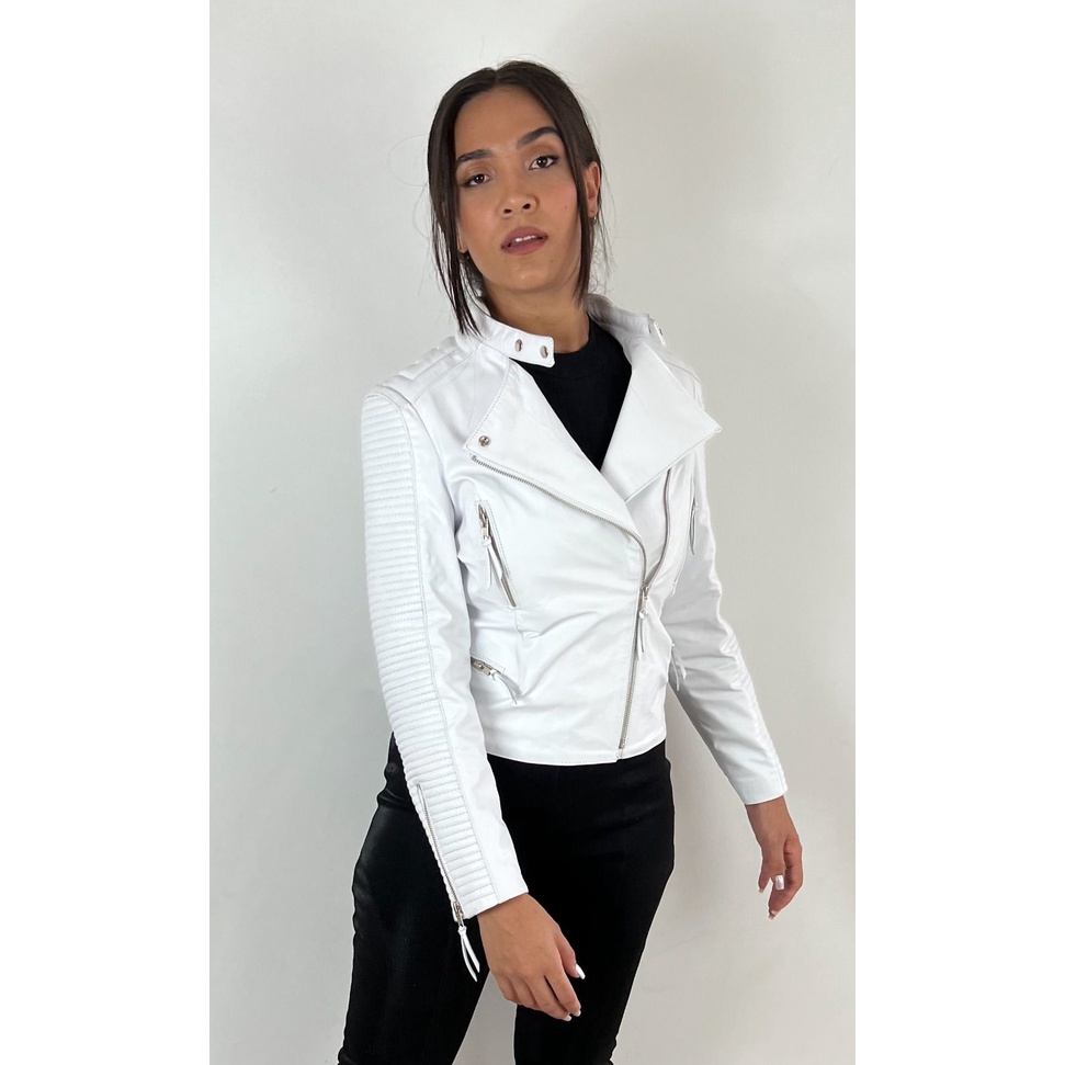 JAQUETA DE COURO BOVINO 100% LEGITIMO BRANCA, PRETA, MARFIM OU VERDE! COM GARANTIA E SOB MEDIDA