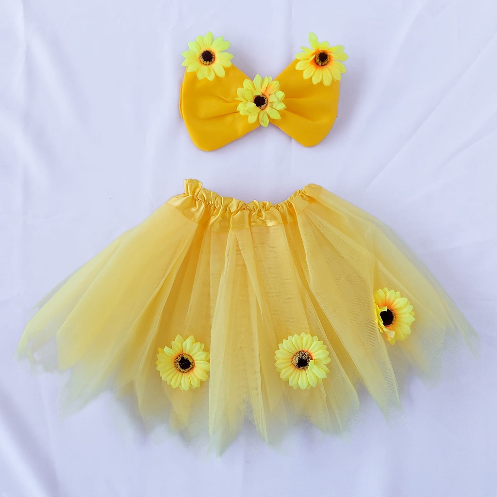 Fantasia Infantil de Girassol para Carnaval Saia e Top | Shopee Brasil