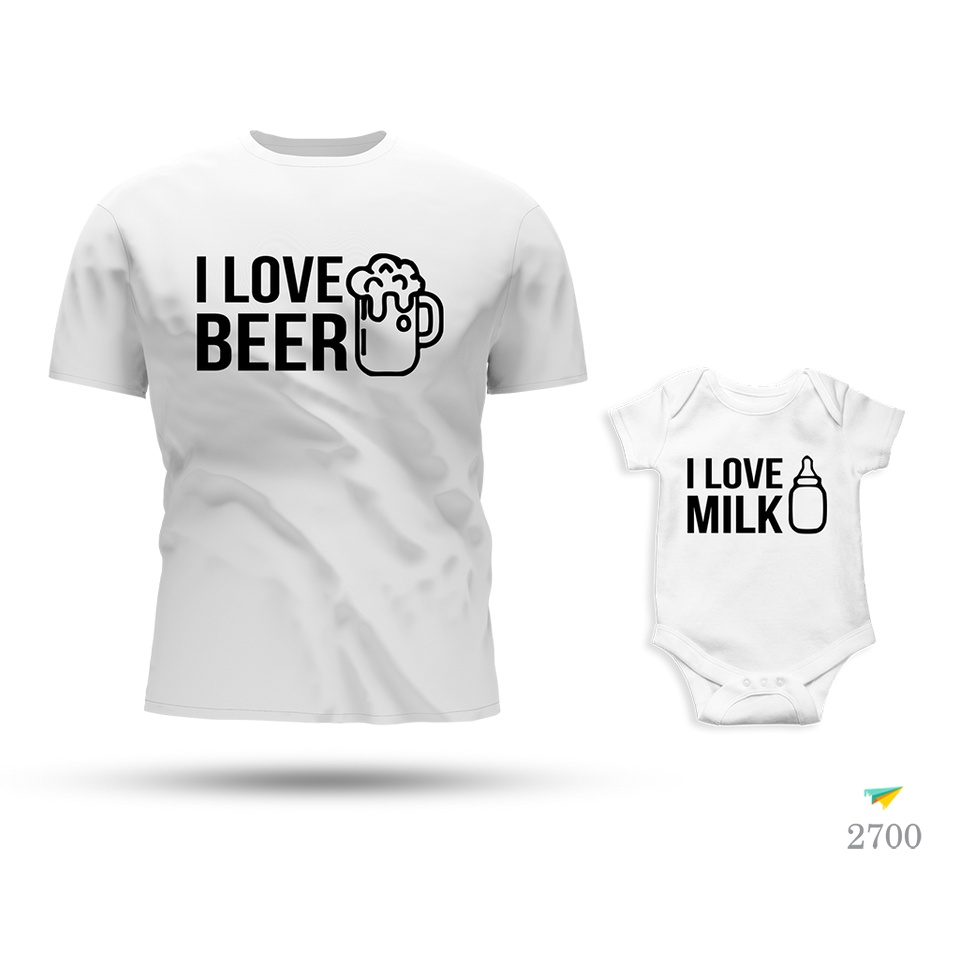 Kit Tal Pai Tal Filho Love Beer Love Milk