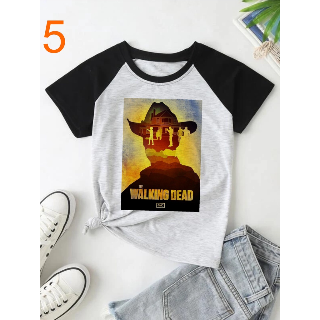 tshirt babylook the walking dead, blusinha feminina nerd, zombie série